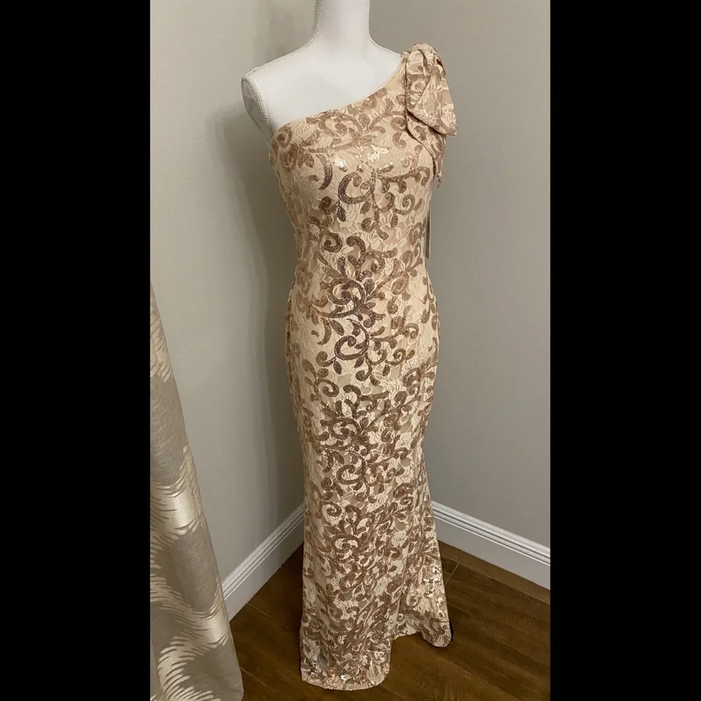 Eliza J Sequin Dress